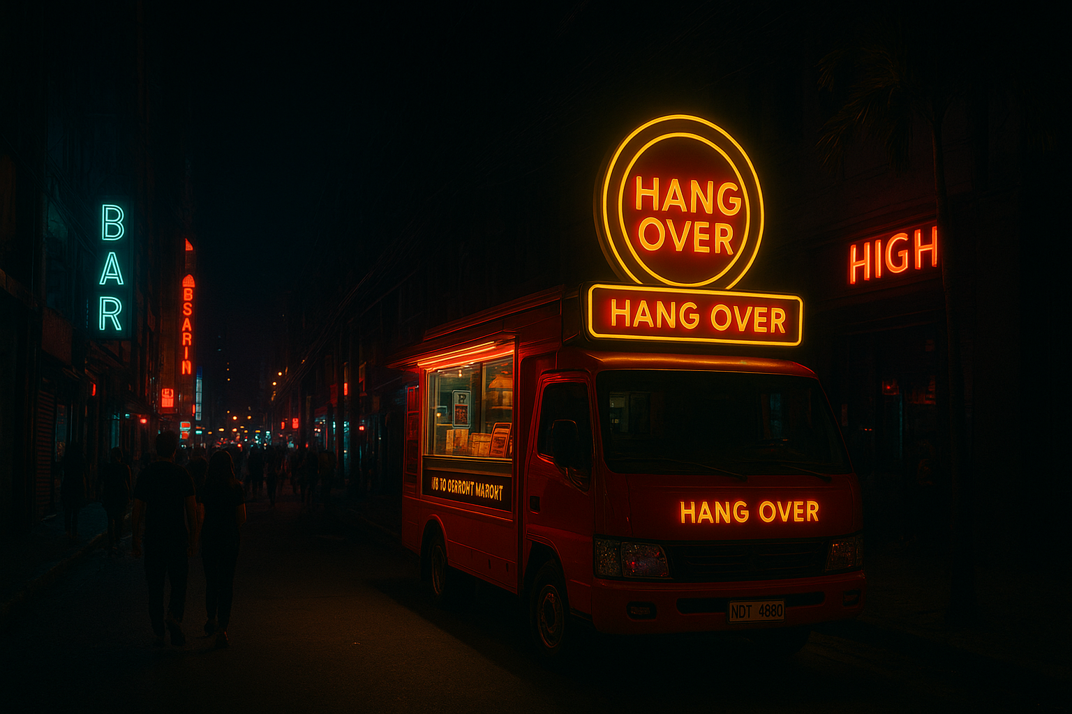 Poblacion Makati Night Scene